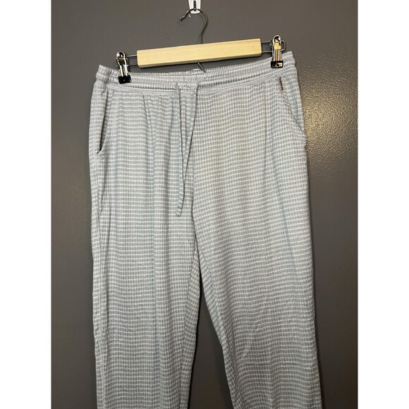 Danskin Pants Womens Medium Gray Joggers Waffle Knit Drawstring 798137 - Picture 1 of 7